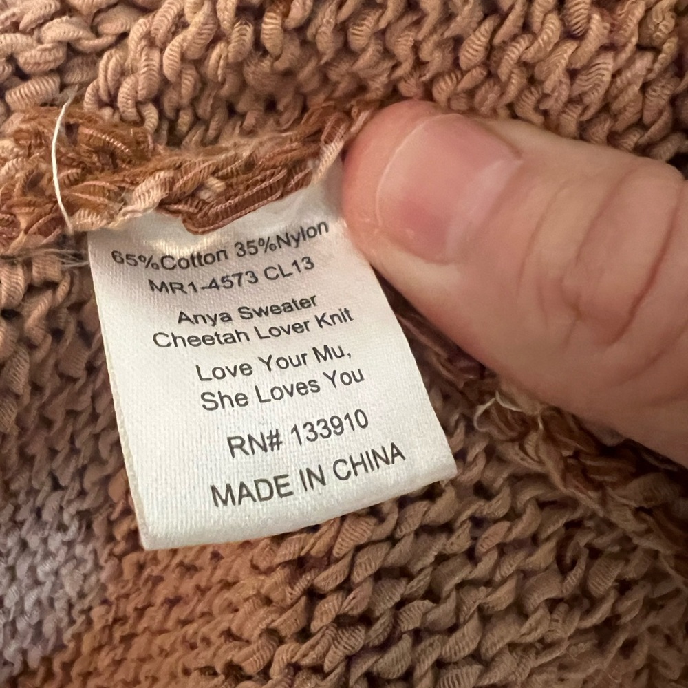 Show Me Your MuMu Anya Cheetah sweater - Picture 5 of 6